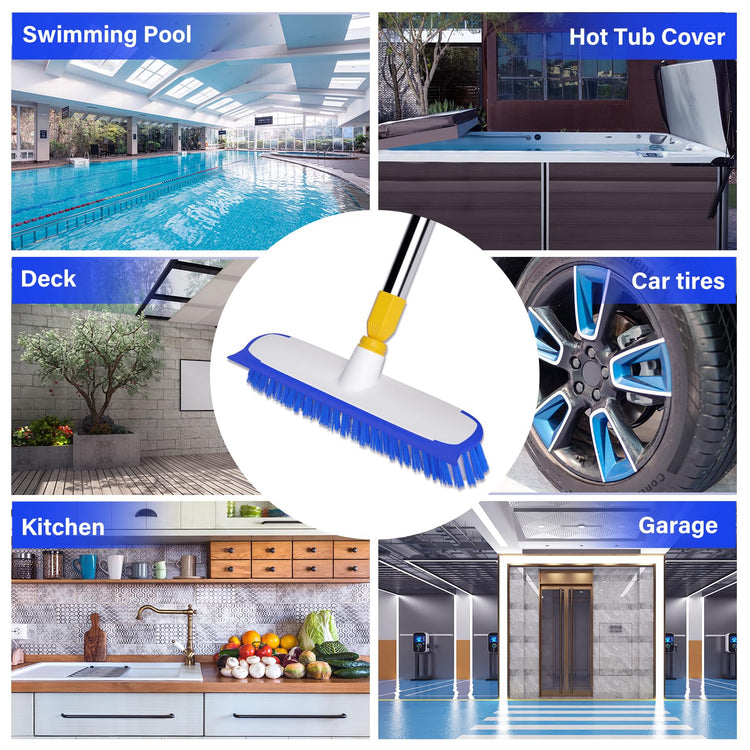 55" Extendable Floor Scrub Brush