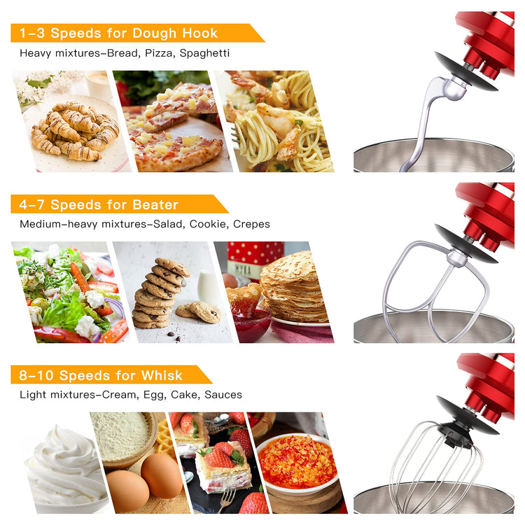 7.5 QT Stand Food Mixer
