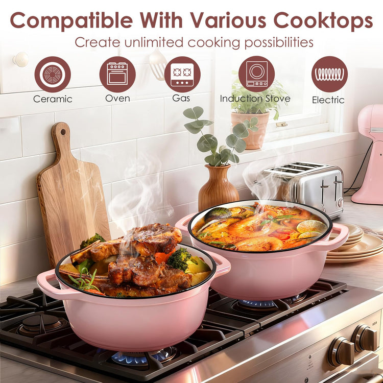 Cast Iron Dutch Oven Pot With Lid