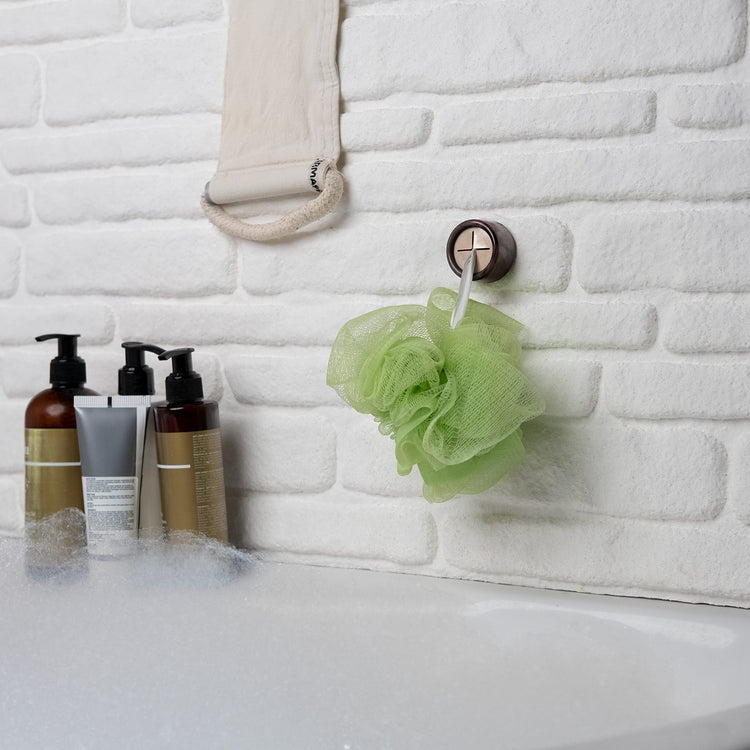 Acrylic Modern Kitchen & Bathroom Towel Hooks (4 Count)