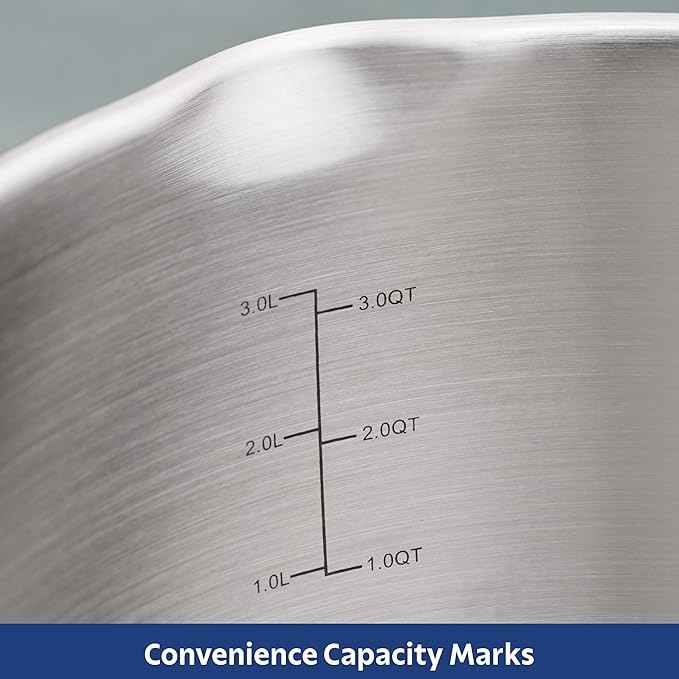 Tramontina Tempo Tri-Ply Base Stainless Steel 5-Quart Dutch Oven Pot with Glass Lid, Induction-Ready, Oven-Safe, Dishwasher-Safe