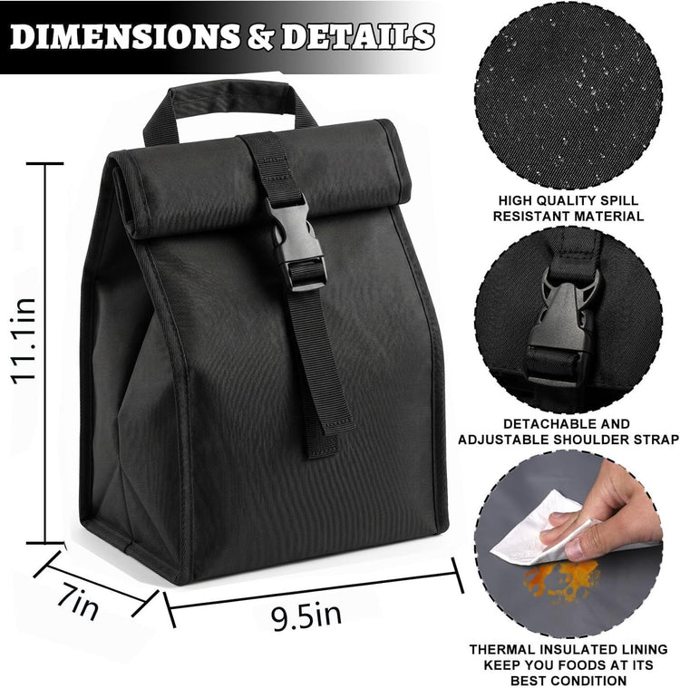 Insulated Foldable Lunch Bag