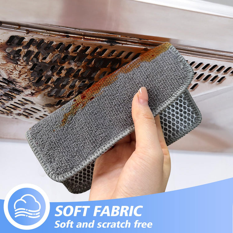 Dish Cloths for Washing Dishes with Scrub Side (9 Count)