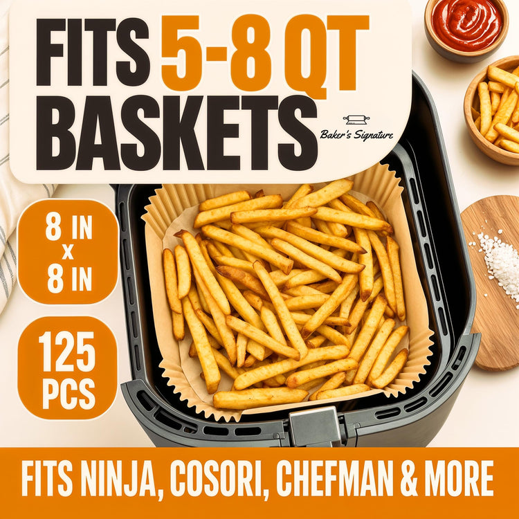 Air Fryer Paper Liners (125 Count)