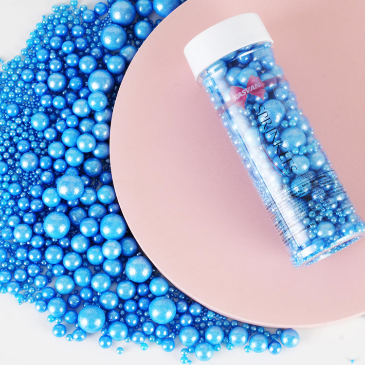 Royal Blue Pearl Sugar Sprinkles (4.58 Ounce)