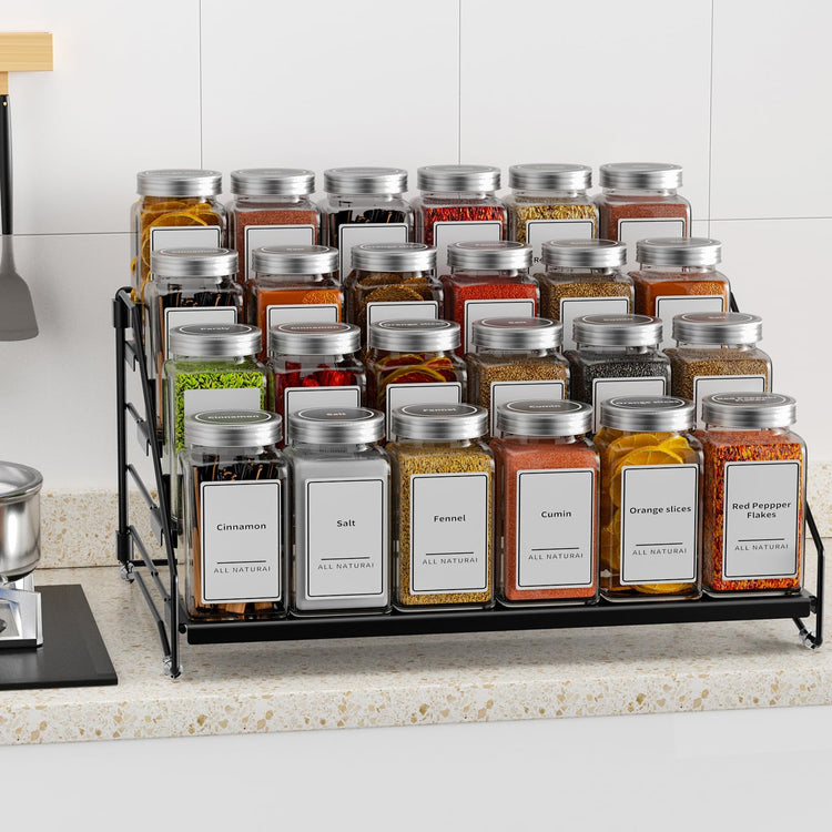 4 Tier Spice Rack for Cabinet