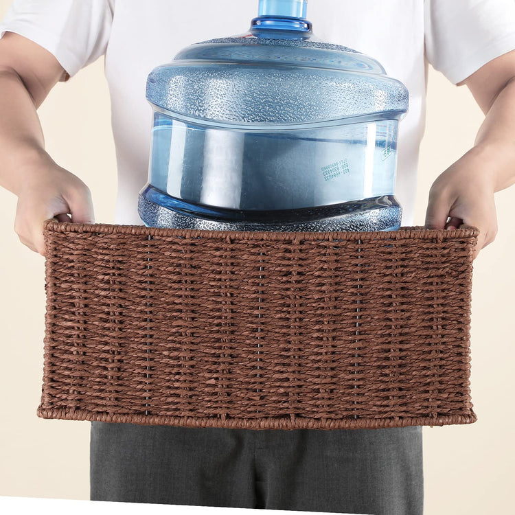 Large Woven Baskets for Storage (3 Count)