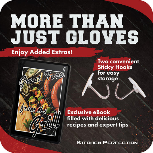 S Silicone Smoker BBQ Gloves (2 Count)