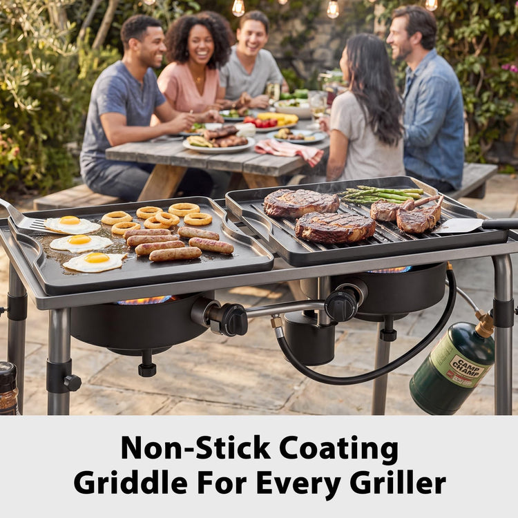 Reversible Cast Iron Griddle for All Camp Chef 14" & 16" Stoves