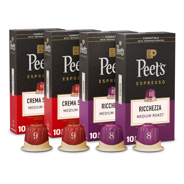 Medium Roast Espresso Capsules Variety Pack (40 Count)