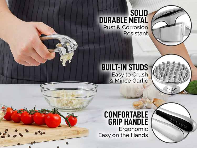 Premium Garlic Press Set