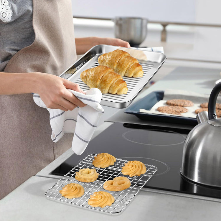 Toaster Oven Pan with Rack (20 Count)