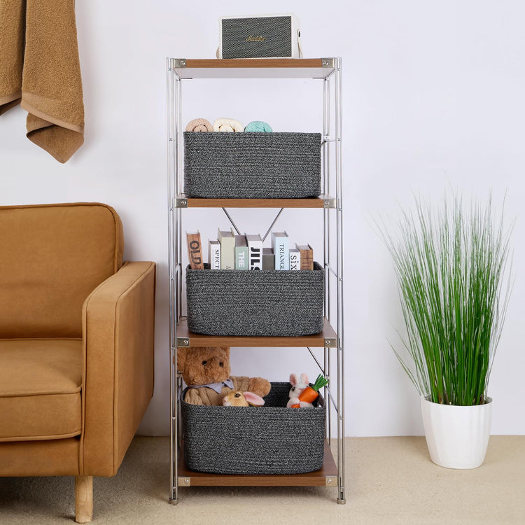 Large Storage Baskets for Organizing (4 Count)