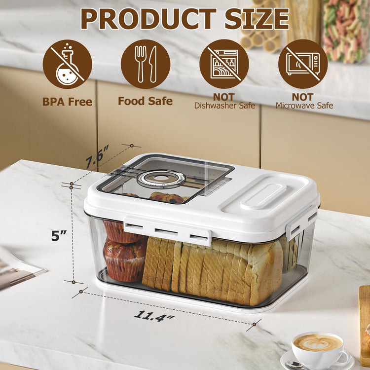 Bread Box For Kitchen Countertop