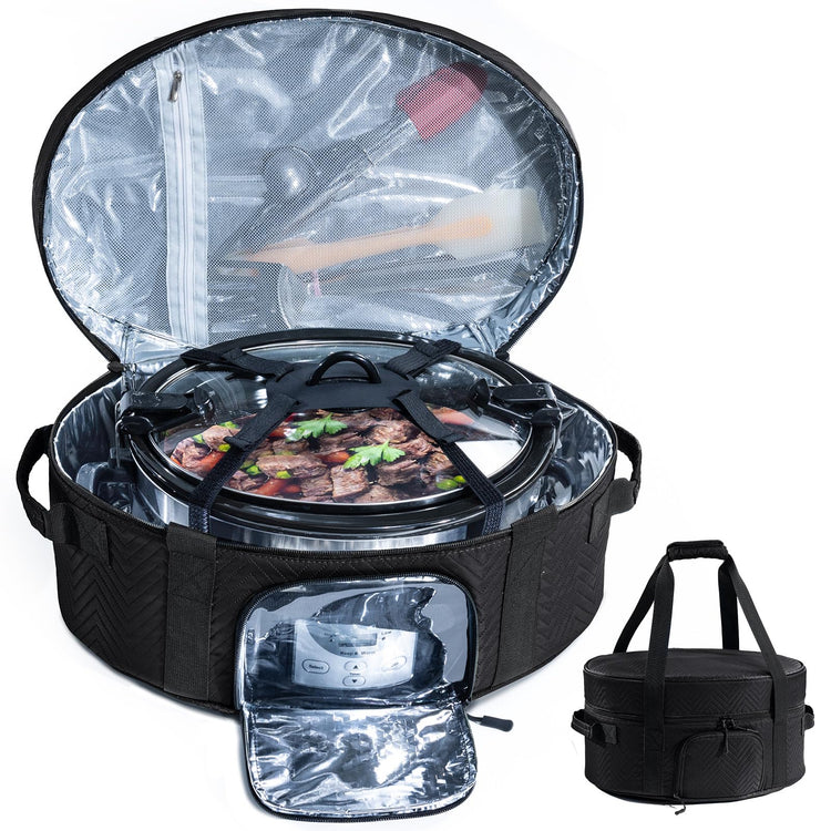 Insulated Slow Cooker Carrying Bag for 6