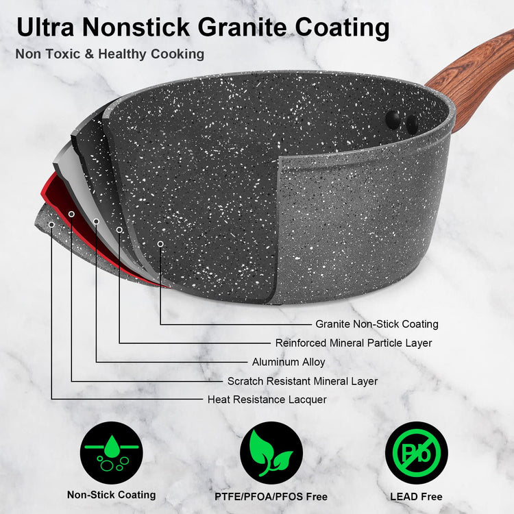 Pots and Pans Set Non Stick