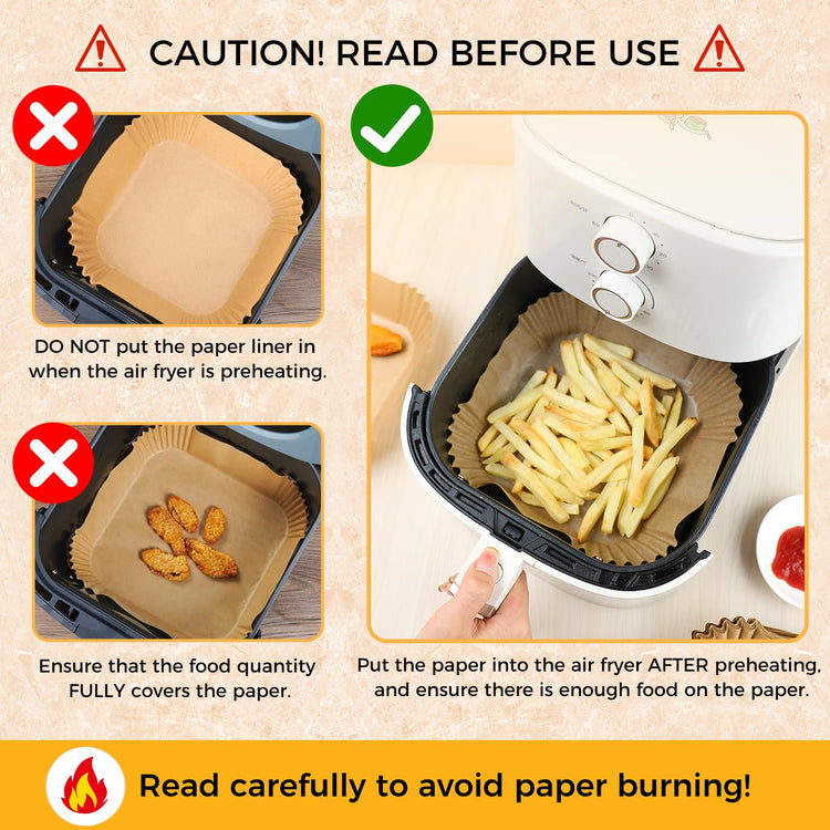 Air Fryer Liners Disposable (150 Count)