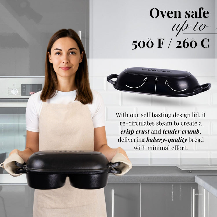 Dutch Oven for Sourdough Bread Baking