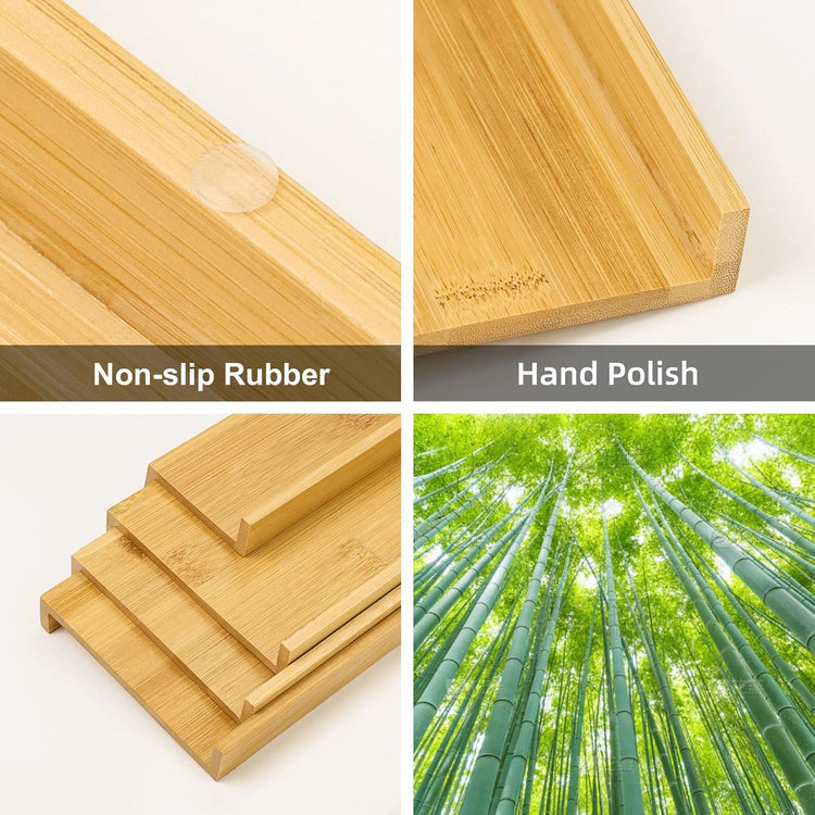 Spice Drawer Organizer with 28 Bamboo