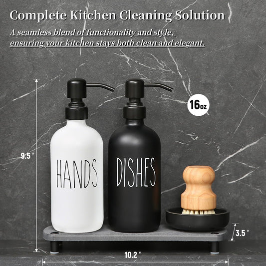 Soap Dispenser for Kitchen Sink Comes with Stainless Pumps