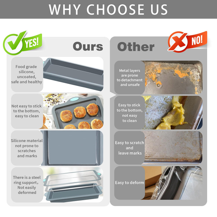 Silicone Baking Pans Set
