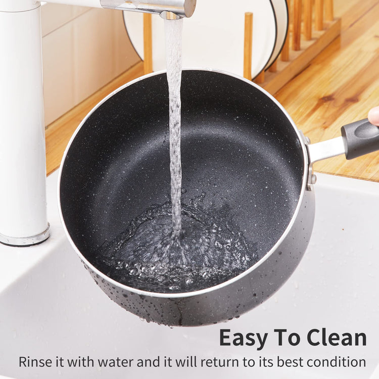 Nonstick Saucepan Set with Lid