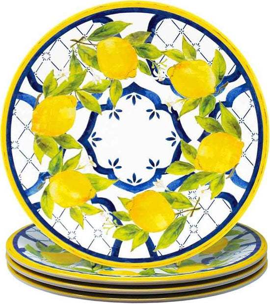 Le Cadeaux 12 Piece Luxury Melamine Dinnerware Set, Service for 4 (Palermo)
