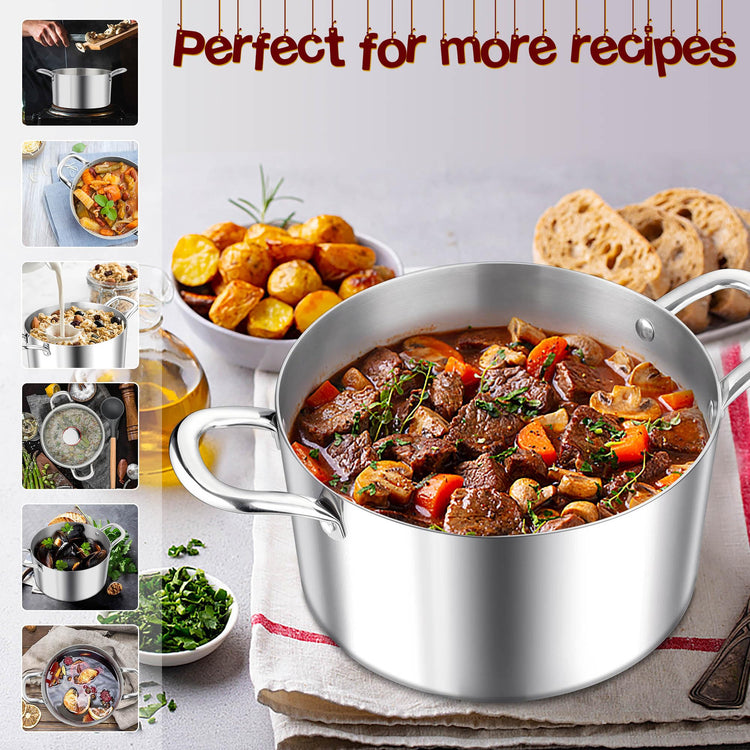 5 Quart Stock Pot with Lid