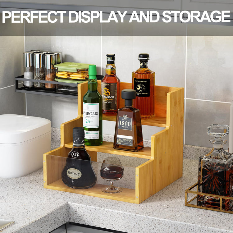 Liquor Bottle Display Shelf Bar Shelves