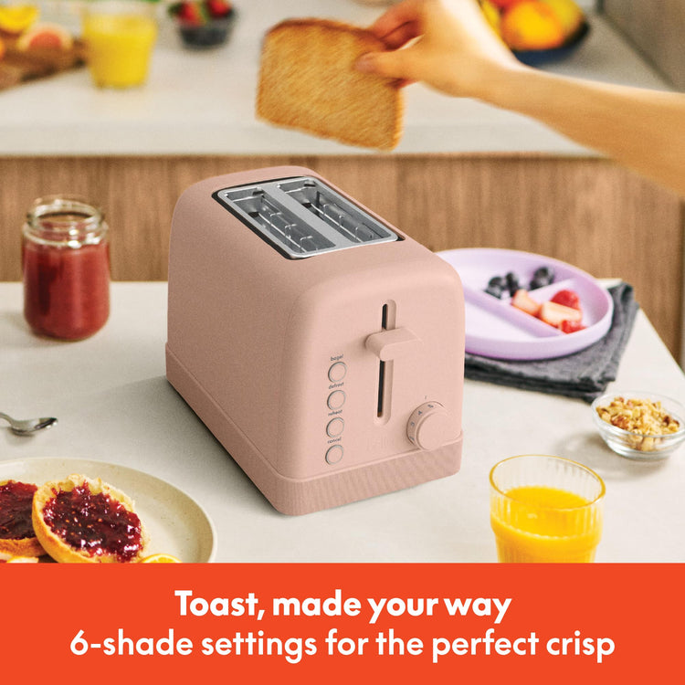 2 Slice Toaster with Extra Wide Slots and 6