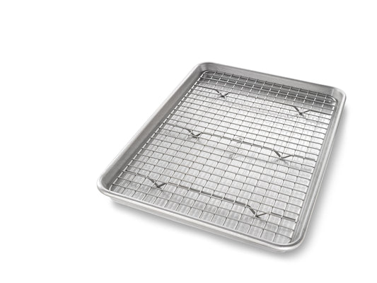 Jelly Roll Baking Pan and Bakeable Cooling Rack