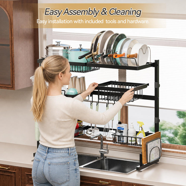 Over Sink Dish Drying Rack