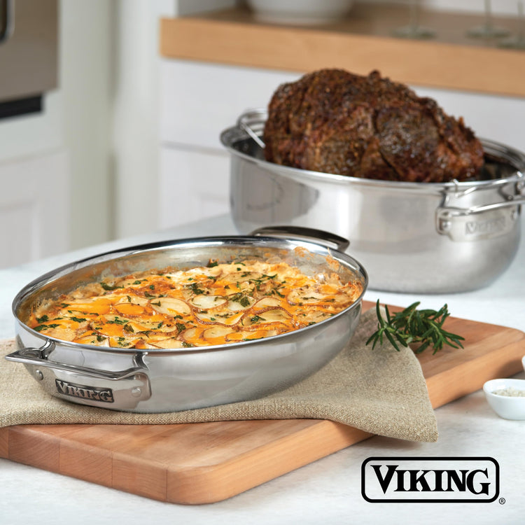 3 Ply Oval Roasting Pan