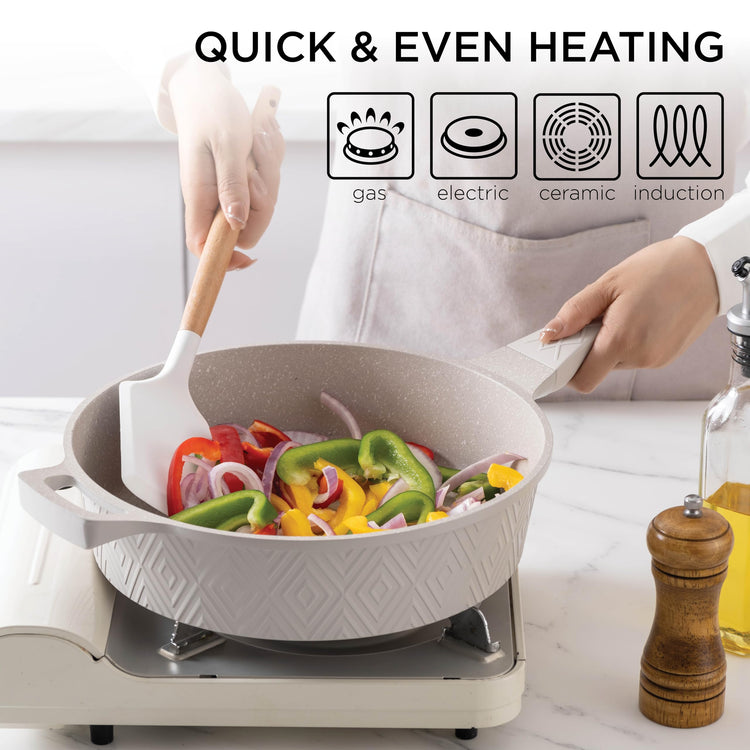 Non Stick Cast Aluminum Cookware Set