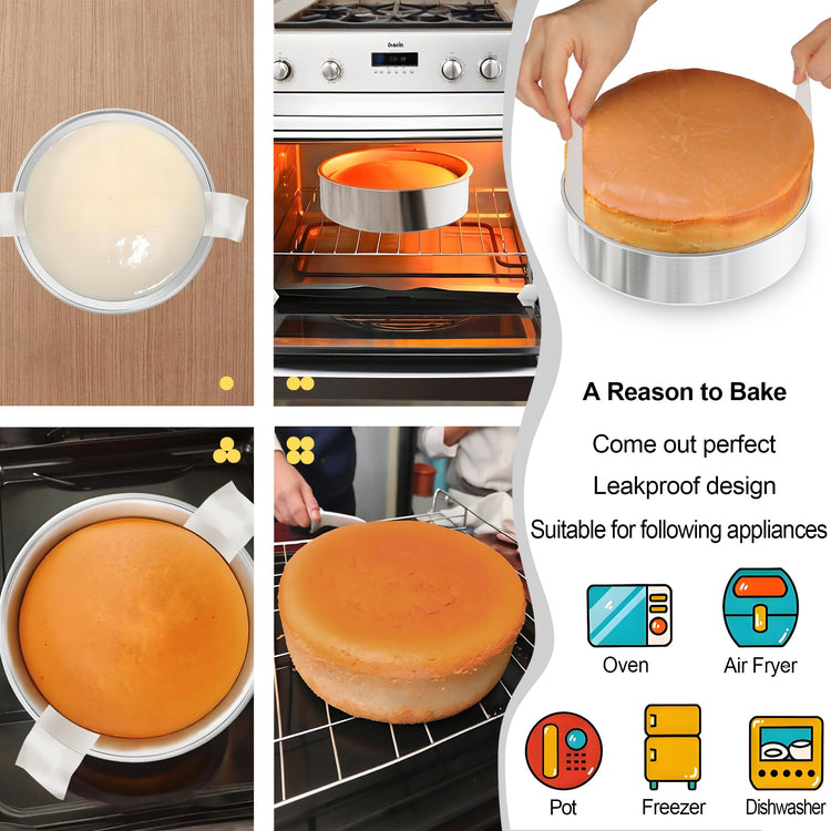 7 Inch Round Cake Pans (3 Count)