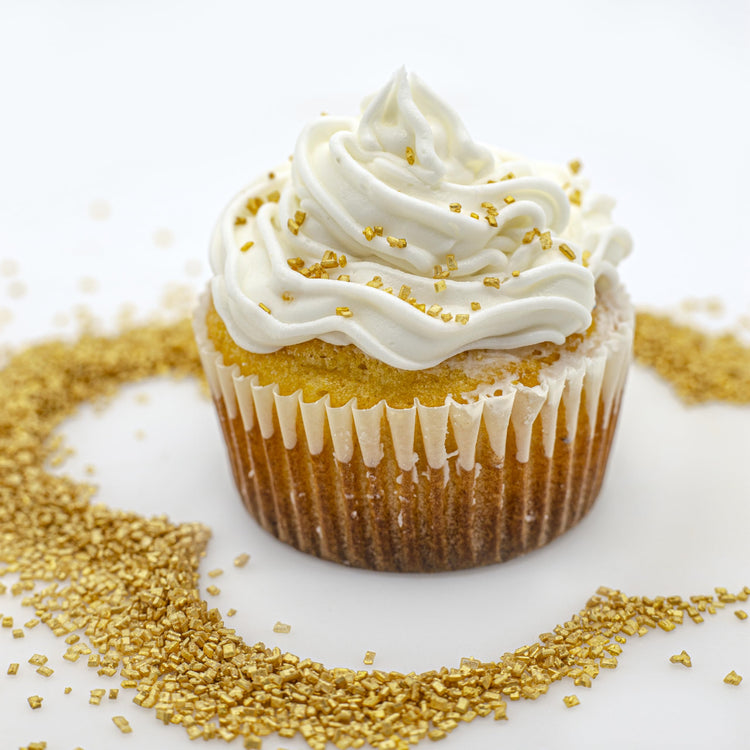 Gold Pearlized Sugar Sprinkles for Baking (5 Ounce)