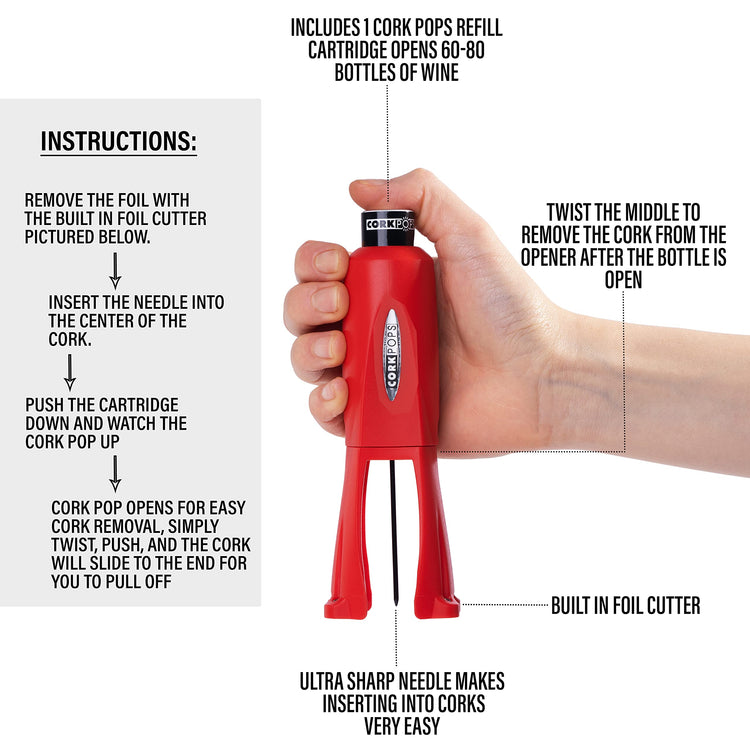 Legacy Wine Opener Built