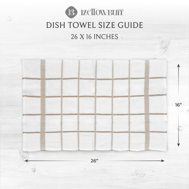 100% Cotton Terry Dish Towels (4 Count)