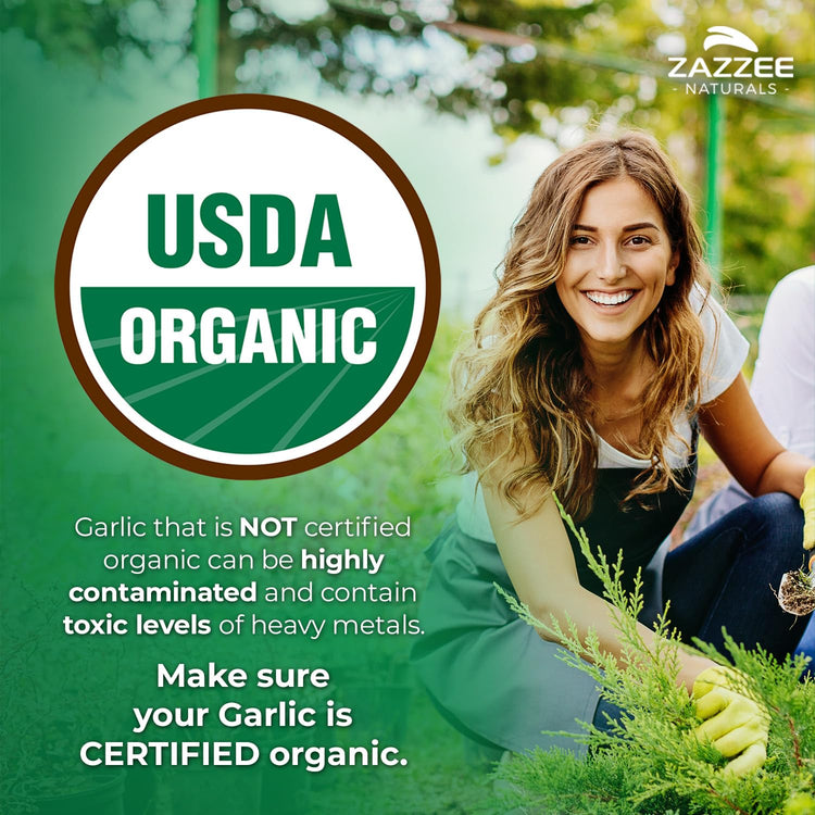 USDA Organic Odorless Garlic 20 (100 Count)