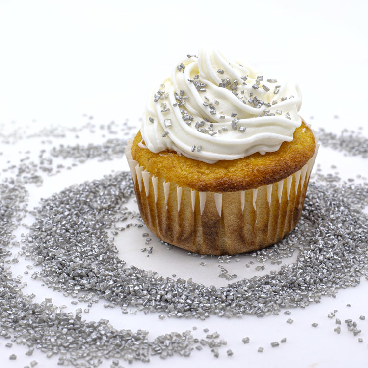 Silver Pearlized Sugar Sprinkles for Baking (5 Ounce)