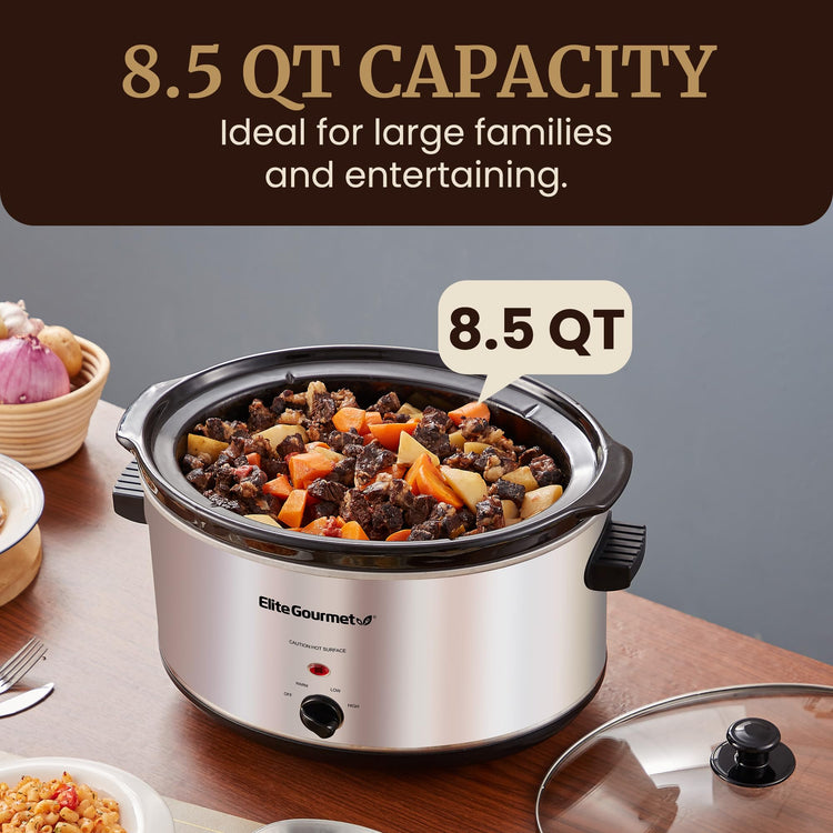 Stainless Steel Slow Cooker