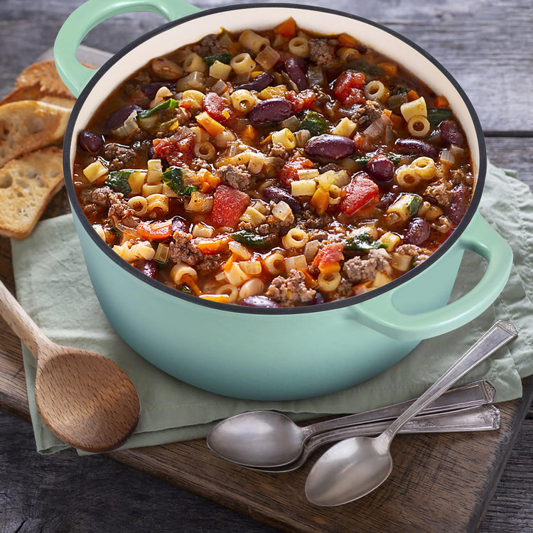 3 Qt Enameled Cast Iron Dutch Oven with Lid