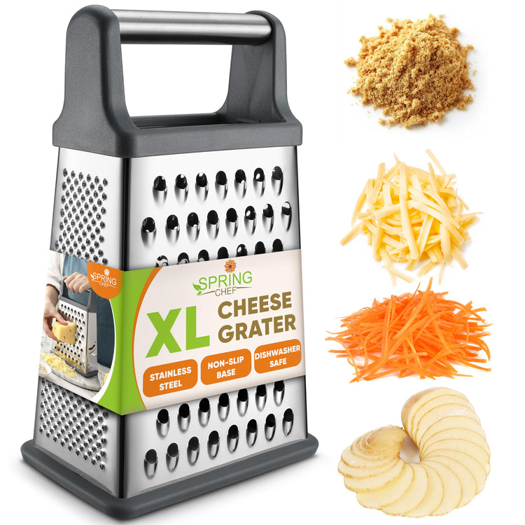 Stainless Steel XL Cheese Grater for Kitchen
