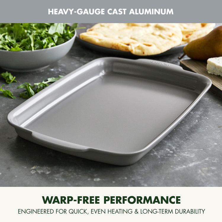 Premiere Ovenware Healthy Ceramic Nonstick 13" x 9" Quarter Sheet Baking Pan
