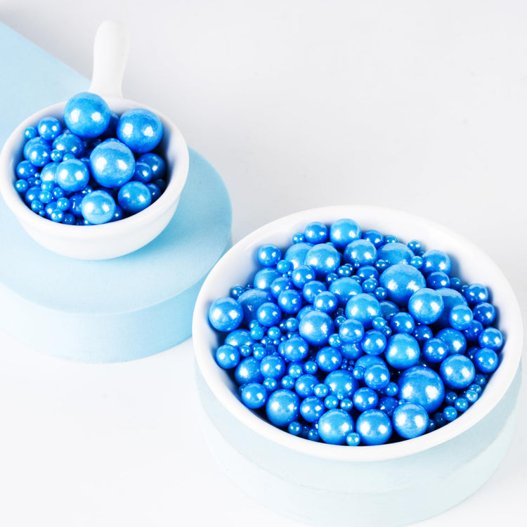 Royal Blue Pearl Sugar Sprinkles (4.58 Ounce)