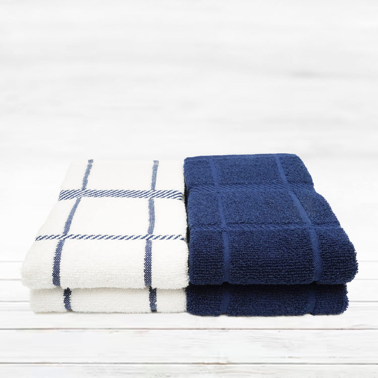 100% Cotton Terry Dish Towels (4 Count)
