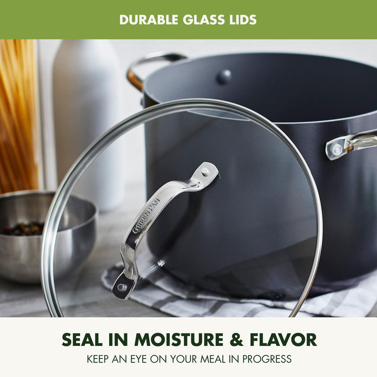 Valencia Pro 8QT Ceramic Nonstick Stock Pot