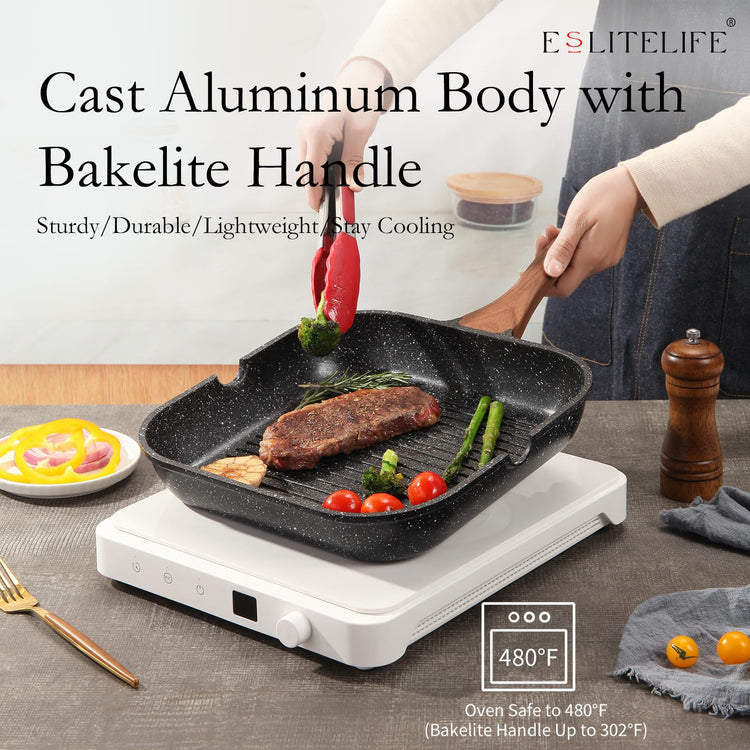 Nonstick Grill Pan for Stove Tops