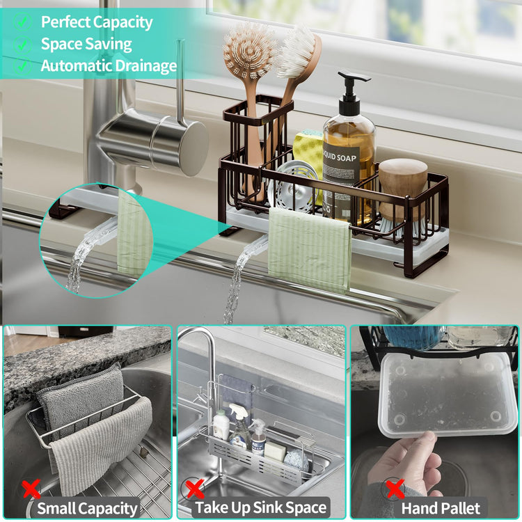 Sponge Holder for Kitchen Sink