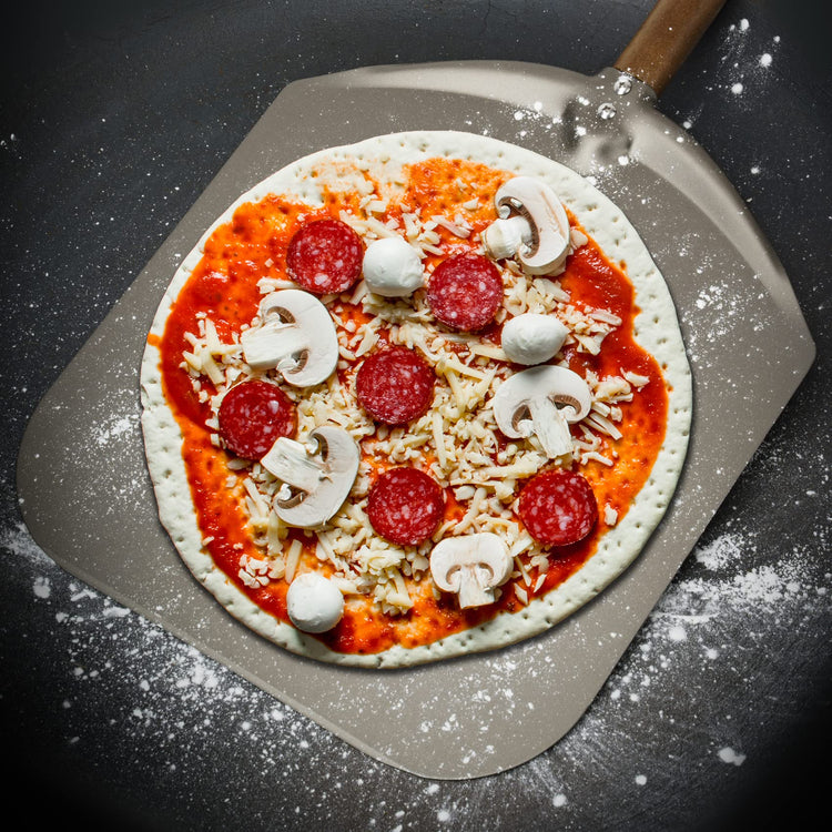 Aluminium 12" Pizza Peel with Long Handle